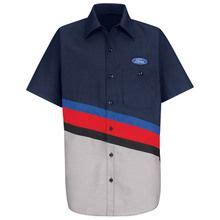 Ford® Technician Shirt- Short Sleeve | Automotive Uniforms offer fast ...