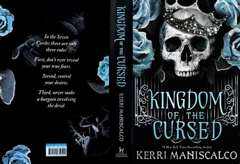 Kingdom of the cursed book cover | Mini books, Book cover template ...