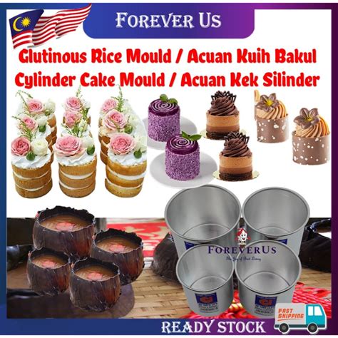 Aluminium High Round Cake Mould Glutinous Rice Mould Kuih Bakul 年糕模具 ...