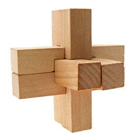 6 piece wooden puzzle – Puzzle Mania