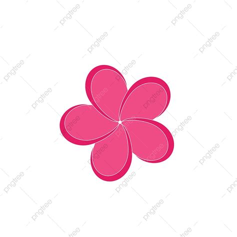 Plumeria Vector Art PNG, Plumeria Logo Template Vector Symbol Nature ...