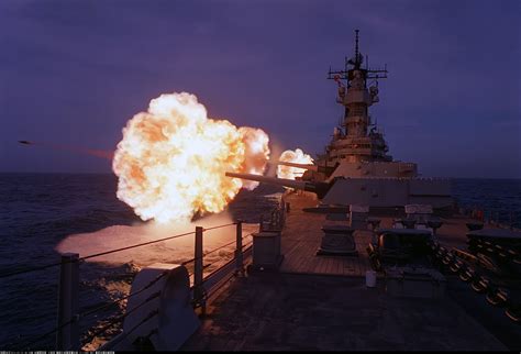 Uss Wisconsin Battleship Firing Guns | SexiezPicz Web Porn