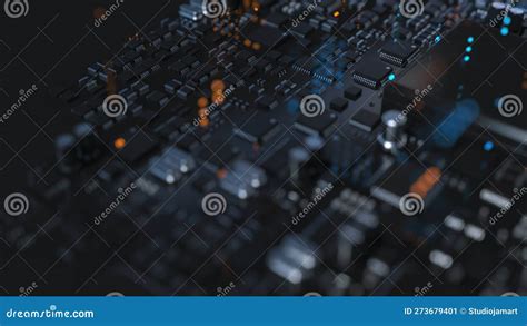 The Variety of Different Types of Chips and Electronic Components Stock ...