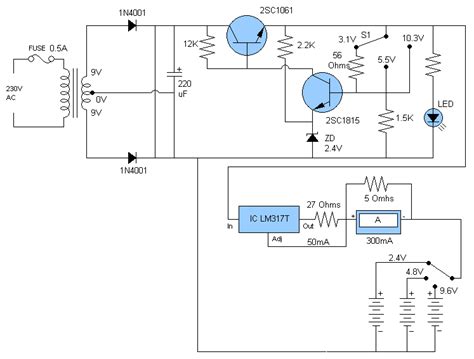 Battery To Usb Wiring Diagram Circuit Charger Usb Battery Powered ...