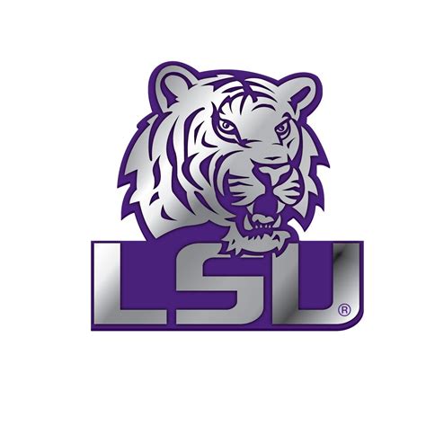 LSU Tigers Solid Metal Color Chrome Emblem | Lsu tigers, Lsu, Color chrome