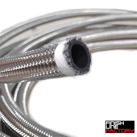 Finish Line Factory Stainless Steel Braided Hose (05 Foot Ro