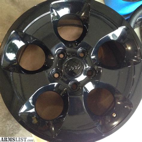 ARMSLIST - For Sale: Jeep Wrangler Unlimited Black Gloss Wheels