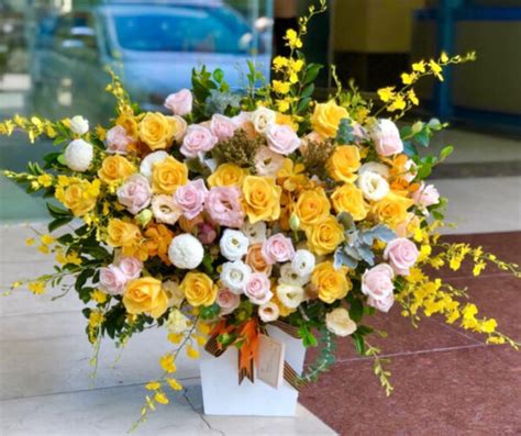 LẴNG HOA HỒNG VÀNG ĐẸP NHẤT - GIAO NHANH - Hanoi Florist