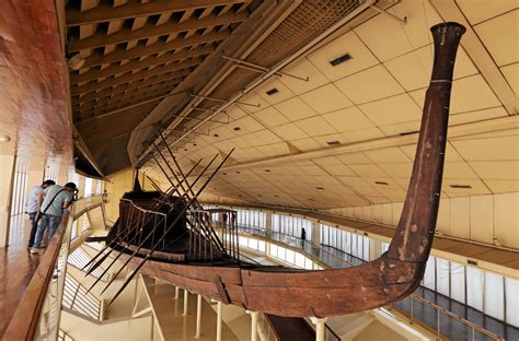 Ancient Pharaoh King Khufu's boat carried to Egypt museum | Daily Sabah