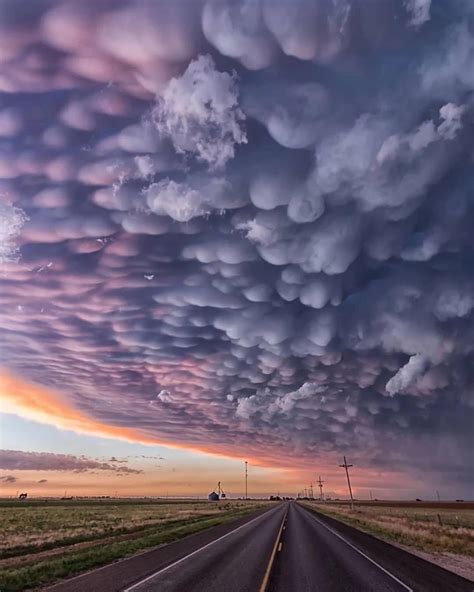 Mammatus Clouds are basically upside down clouds that result from moist ...