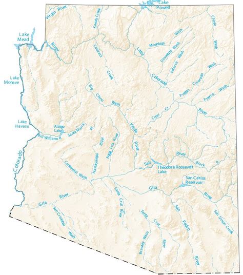 Map Of Big Lake Az - Trude Hortense