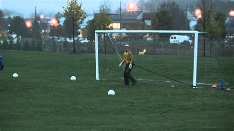 Great goalkeeper training drills - YouTube