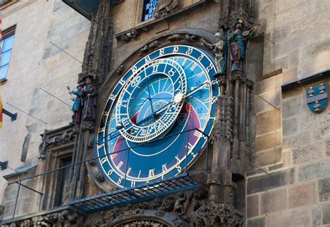 Prague Astronomical Clock at Old Town Square, Czech Republic Stock ...