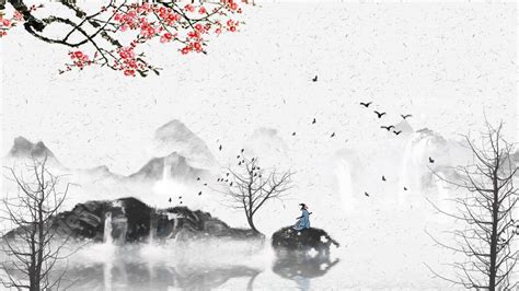 Landscape Chinese Painting Powerpoint Background For Free Download - Slidesdocs