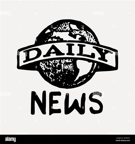 Daily news logo clipart illustration vector Stock Vector Image & Art ...