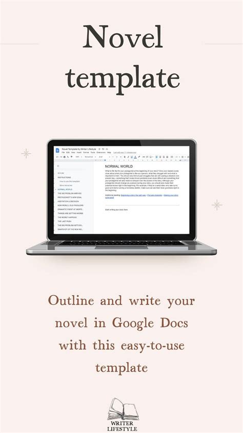 Writing a Book Outline Template for Google Docs, How to Write a Novel, Digital Story Writing ...