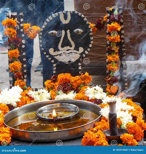 Indian God Shani Dev Temple at Road Side in Old Delhi, India, Old Temple in Delhi Stock Photo ...