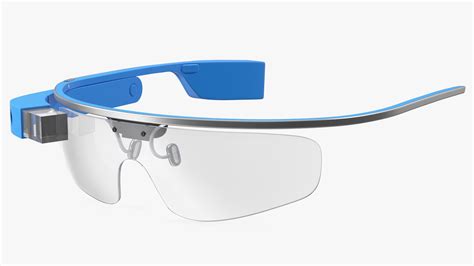 3D AR Google Glass Enterprise Edition 2 Blue - TurboSquid 2031294