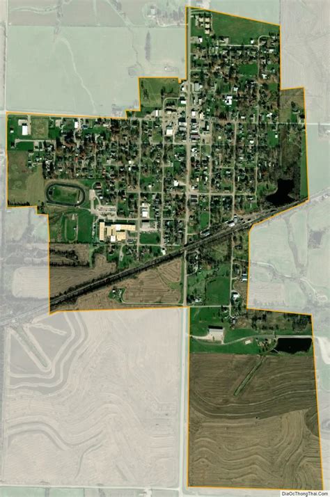 Map of Polo city, Missouri - Thong Thai Real