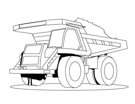 Dump Truck Coloring Games - ColoringGames.Net