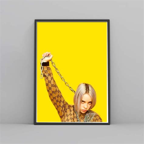 Billie Eilish Chain In The Neck Poster – MD – Home Decor Styles