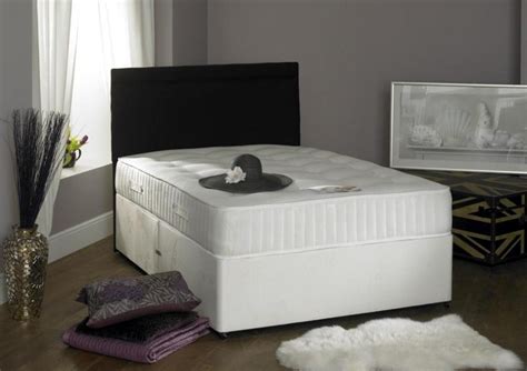 Crystal 4ft Small Double Divan Bed with 1000 Pocket Sprung Mattress