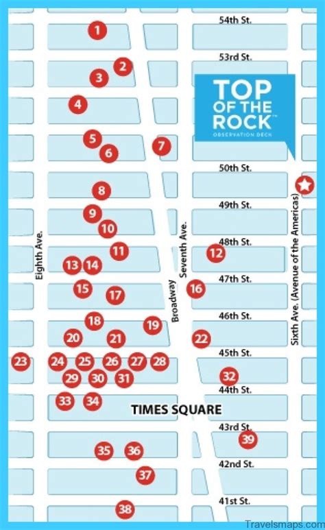 Broadway Map and Travel Guide - TravelsMaps.Com