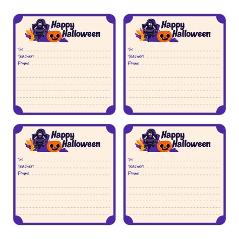 Printable Halloween Candy Grams