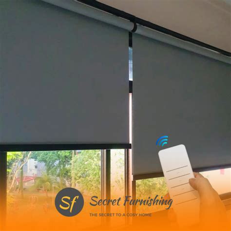 Motorised Roller Blinds - Secret Furnishing