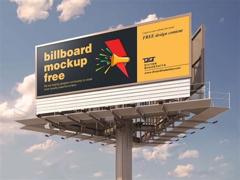 Free Billboard Mockup Template - PRINTABLE TEMPLATES