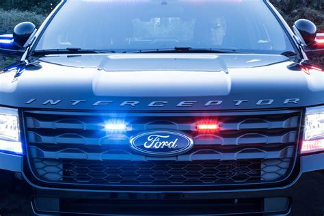 Ford Police Interceptor Utility Gets New Rear Spoiler Traffic Warning ...