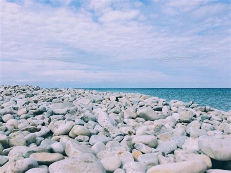 Beach and stones Stock Photo by ElinaVeresk | PhotoDune