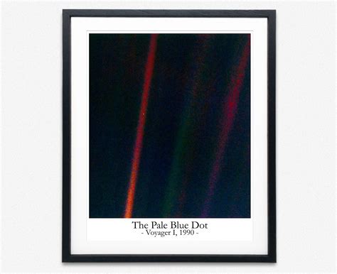 The Pale Blue Dot Poster Pale Blue Dot Print Astronomy Poster | Etsy ...