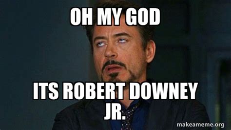 Robert Downey Jr Eye Roll Meme Generator