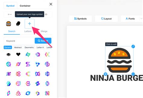 Upload Your Own Symbol to Design A Logo with LogoAI - LogoAI.com