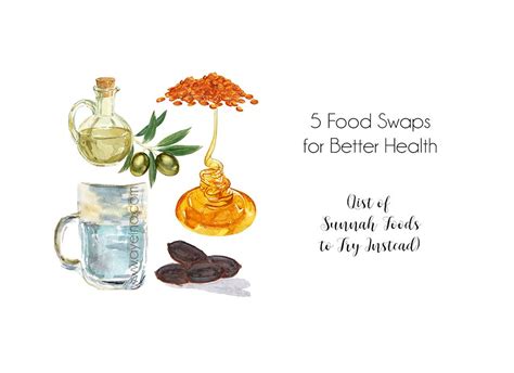 5 Everyday Foods to Swap with Sunnah Foods for Your Health | Food swap, Everyday food, Health