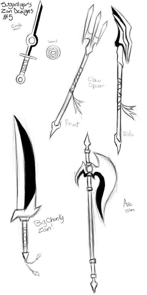 Zanpakuto Shikai Designs 5 by sugartigar on DeviantArt