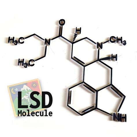 Free STL file LSD Molecule・Design to download and 3D print・Cults