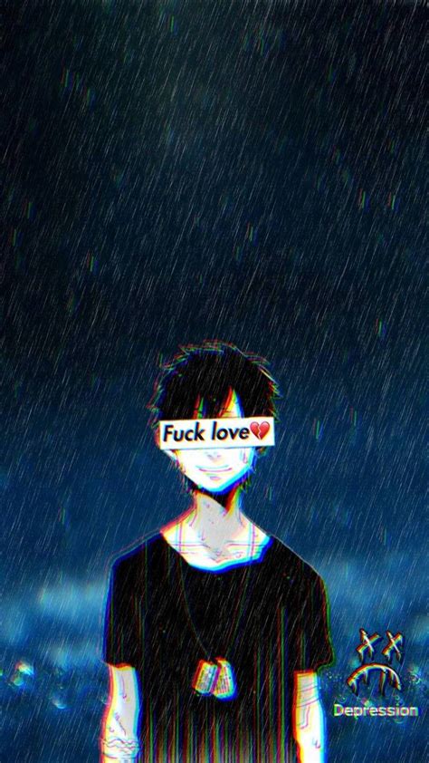 Download Alone Sad Anime Boys Love Wallpaper | Wallpapers.com