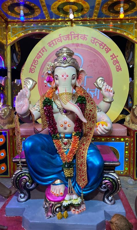 Ganeshotsav 2022: Aagman sohala of Mumbaicha Raja’s puja murti; see pics