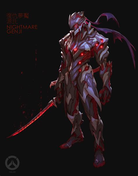 ArtStation - Genji's Nightmare skin