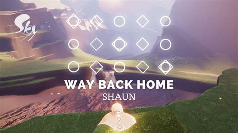 SHAUN – Way Back Home : sky piano music sheet [ sky : children of the ...