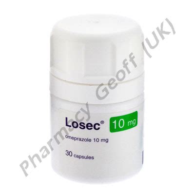 Losec (Omeprazole Magnesium) - 10mg (30 Capsules) :: GastroIntestinal :: Pharmacy Geoff (UK)