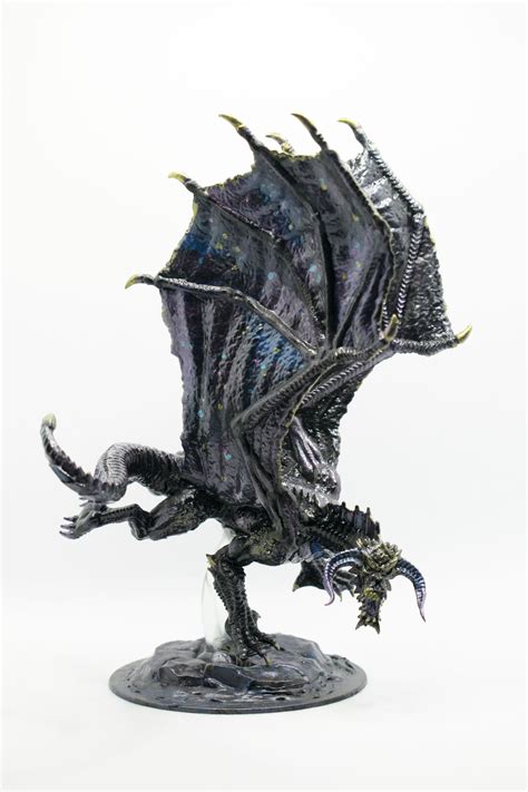 Void Dragon | Hand-Painted Nolzur's Young Black Dragon | Dungeons ...