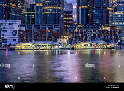 Ferry Wharf at Sydney's Barangaroo Stock Photo - Alamy