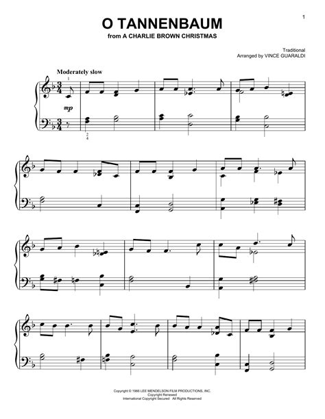 O Tannenbaum | Sheet Music Direct