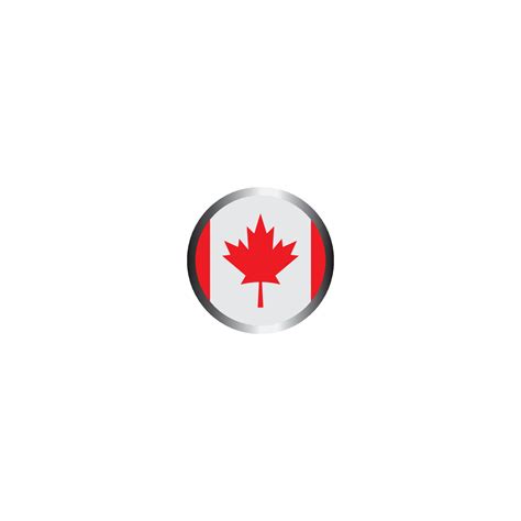 Canada flag logo 10823260 Vector Art at Vecteezy