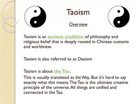 PPT - Taoism PowerPoint Presentation - ID:3140256