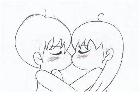 Kissing chibi couple kawaii by starlessdarkstar on DeviantArt