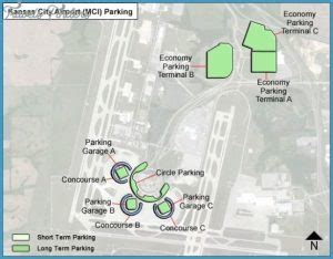 Kansas City Airport Map - TravelsFinders.Com